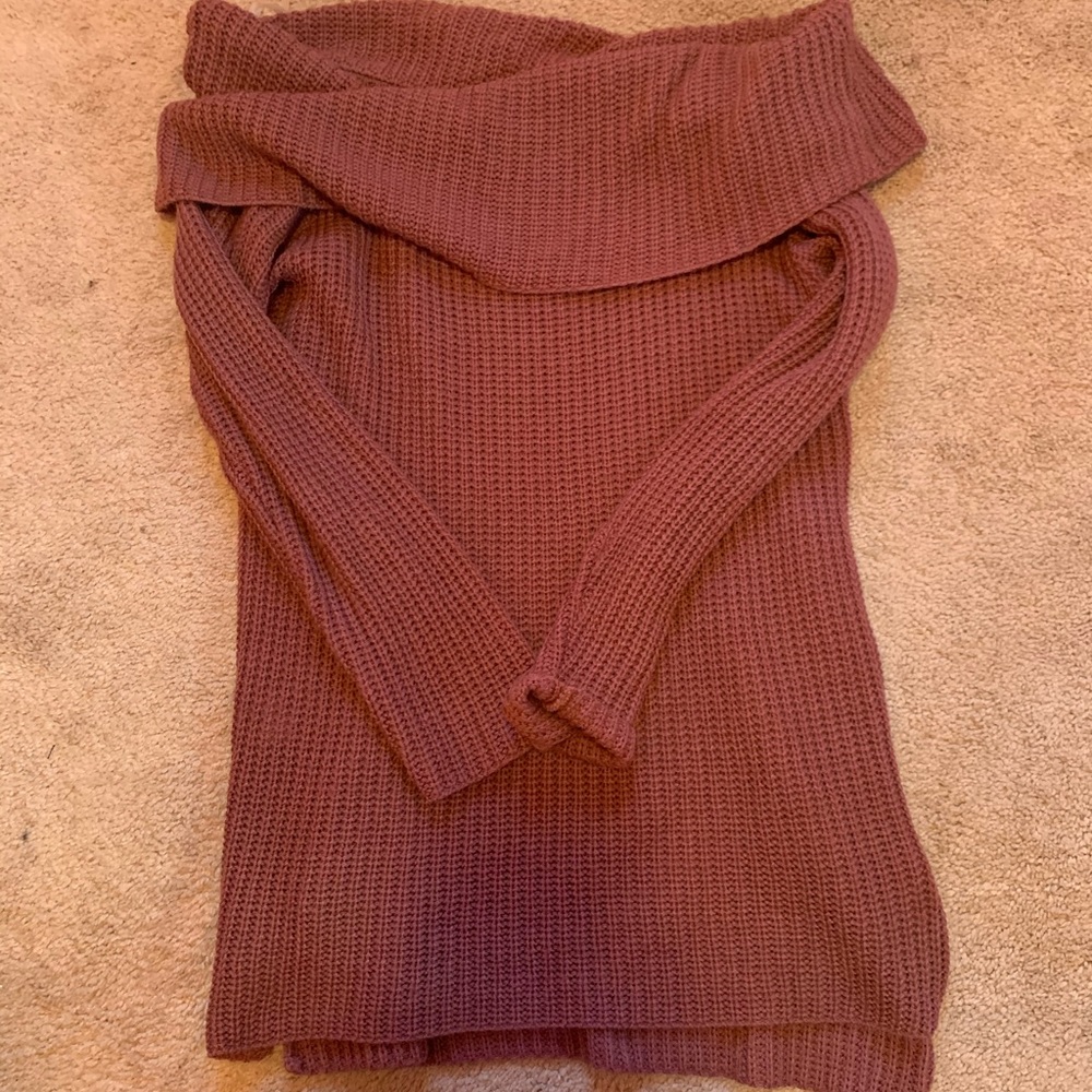 Off the shoulder sweater